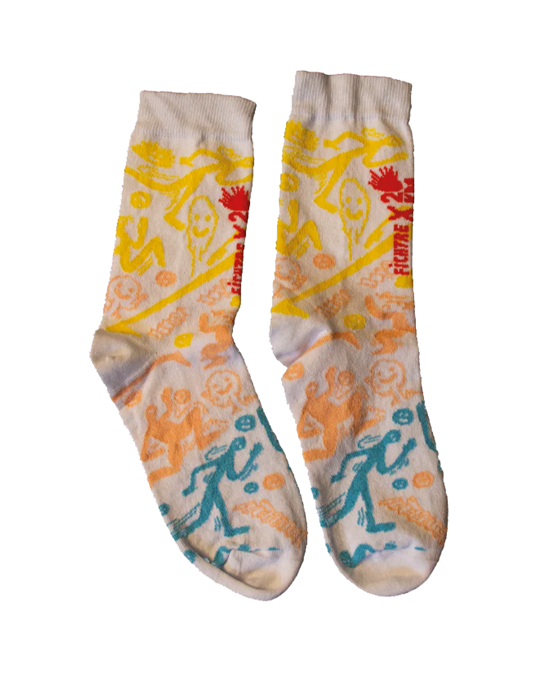 Chaussettes tricotées couleurs