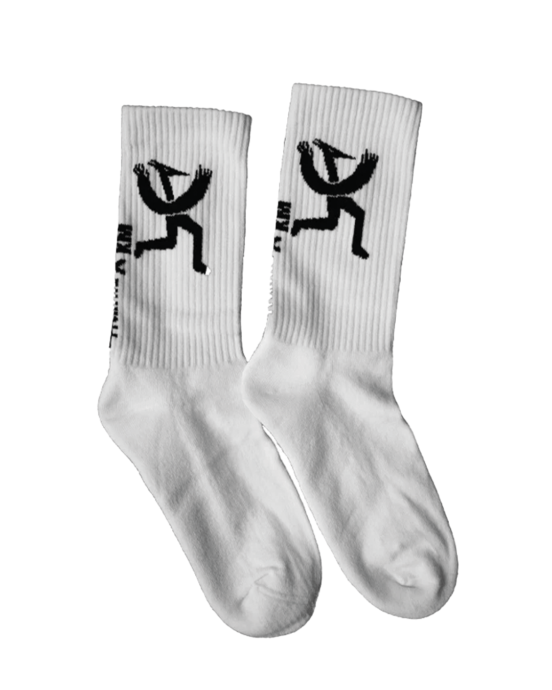 Chaussettes tricotées blanches