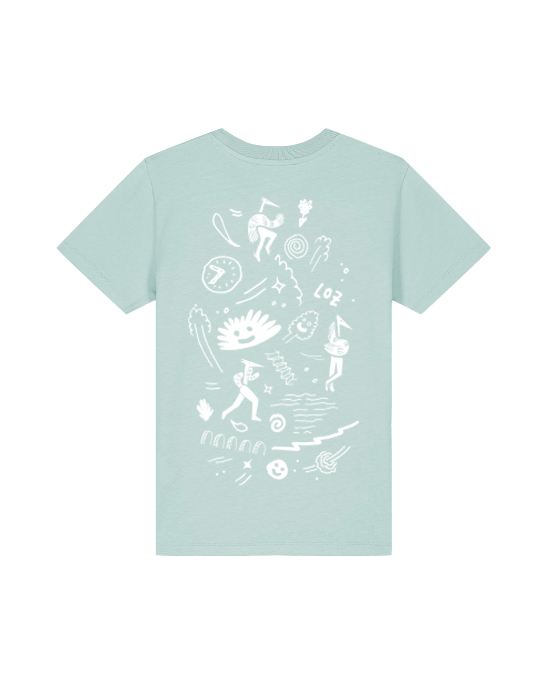 T-shirt vert d'eau (enfant)