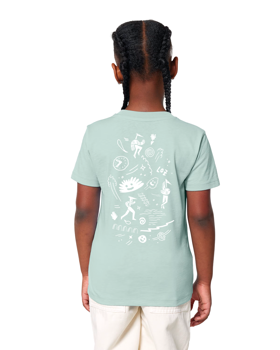 T-shirt vert d'eau (enfant)