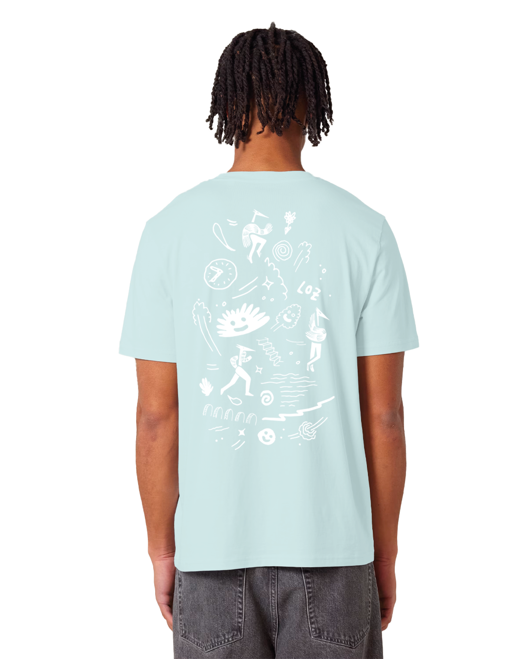T-shirt vert d'eau (adulte)
