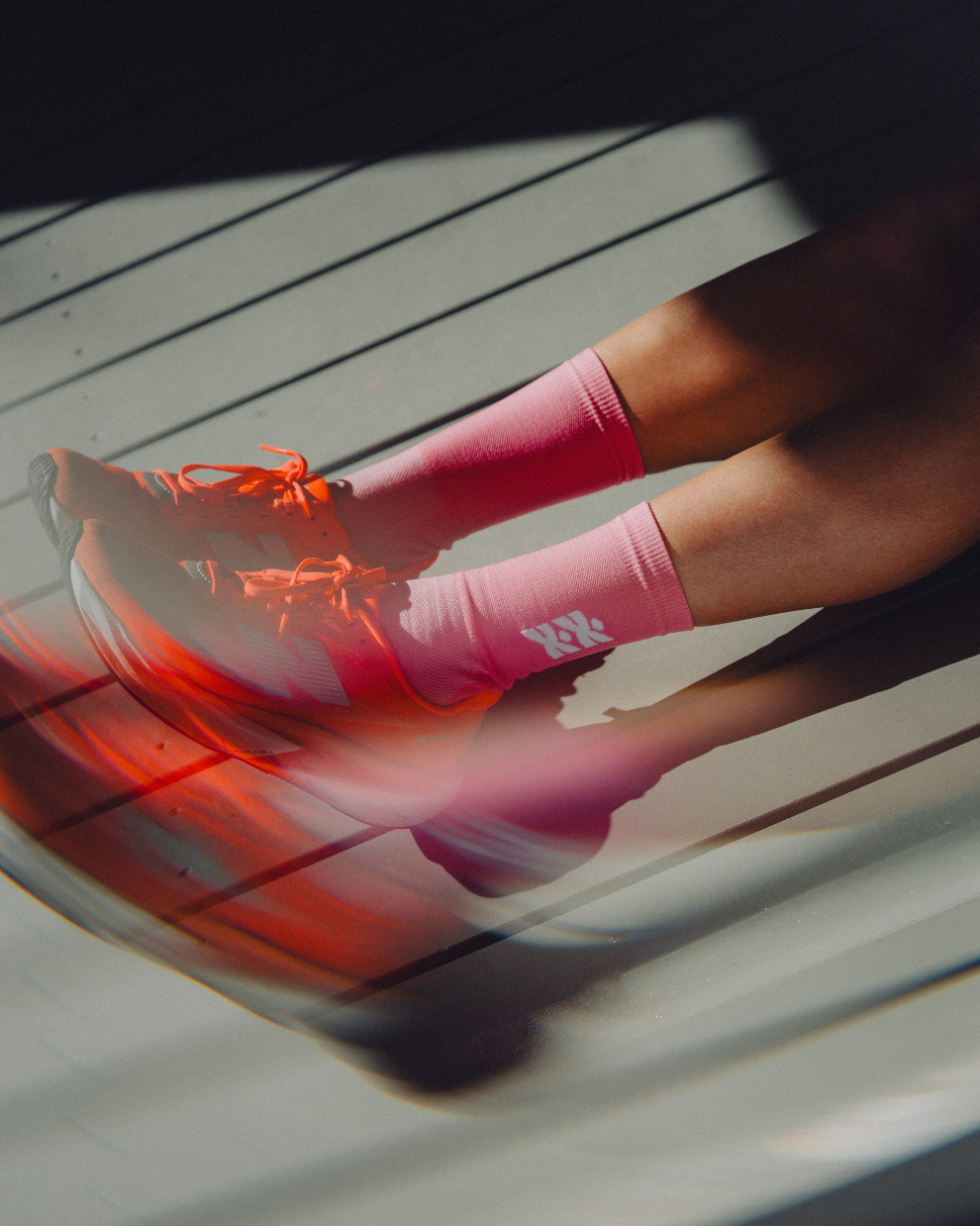 CHAUSSETTES RUNNING LSN-82 PINK