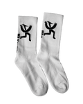 Chaussettes tricotées blanches