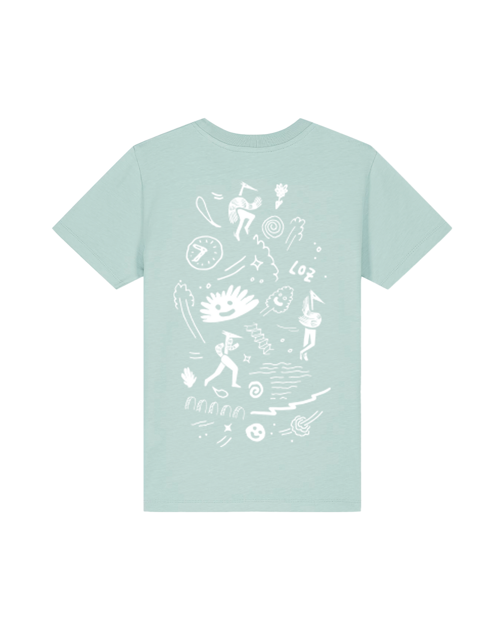 T-shirt vert d'eau (enfant)
