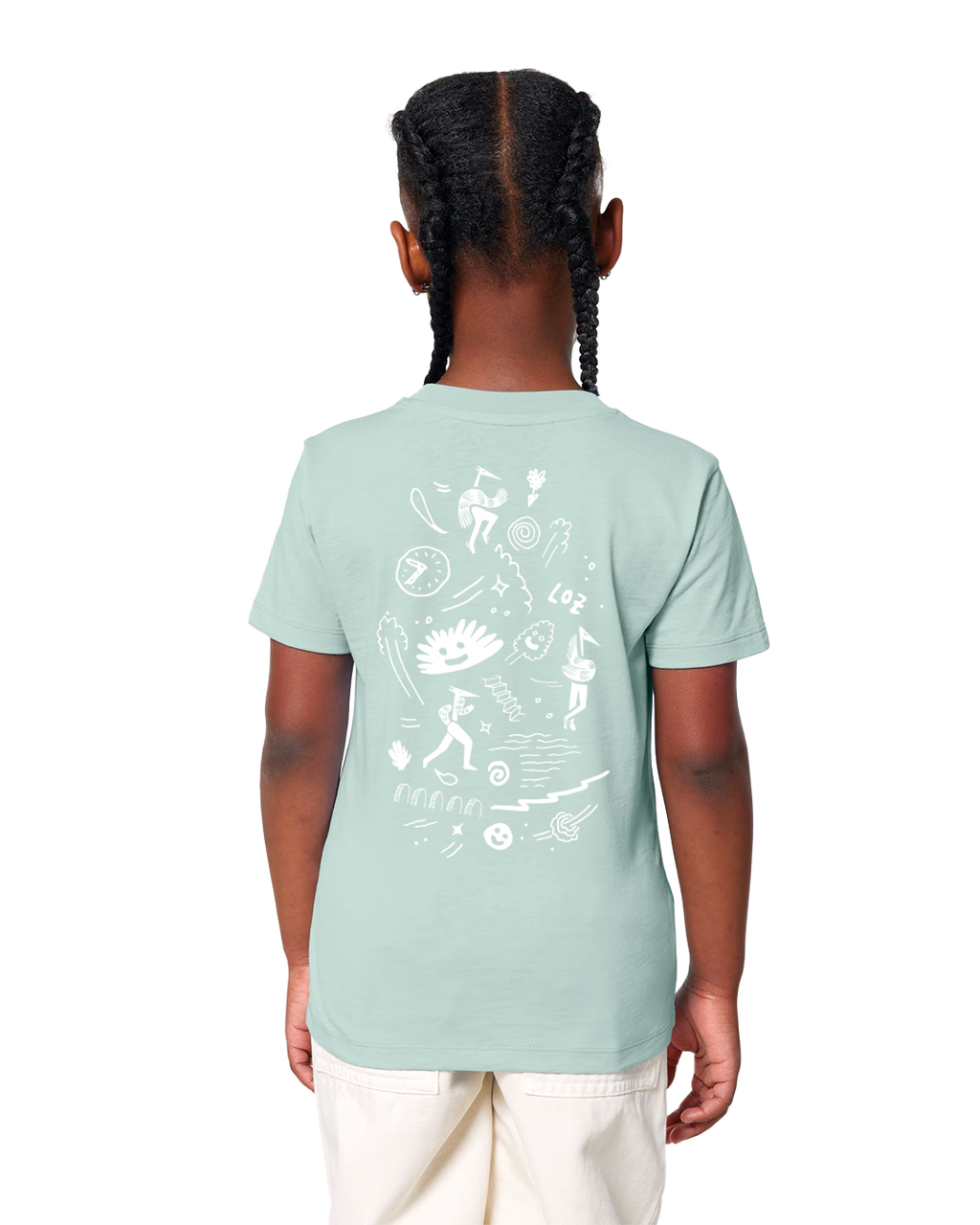 T-shirt vert d'eau (enfant)