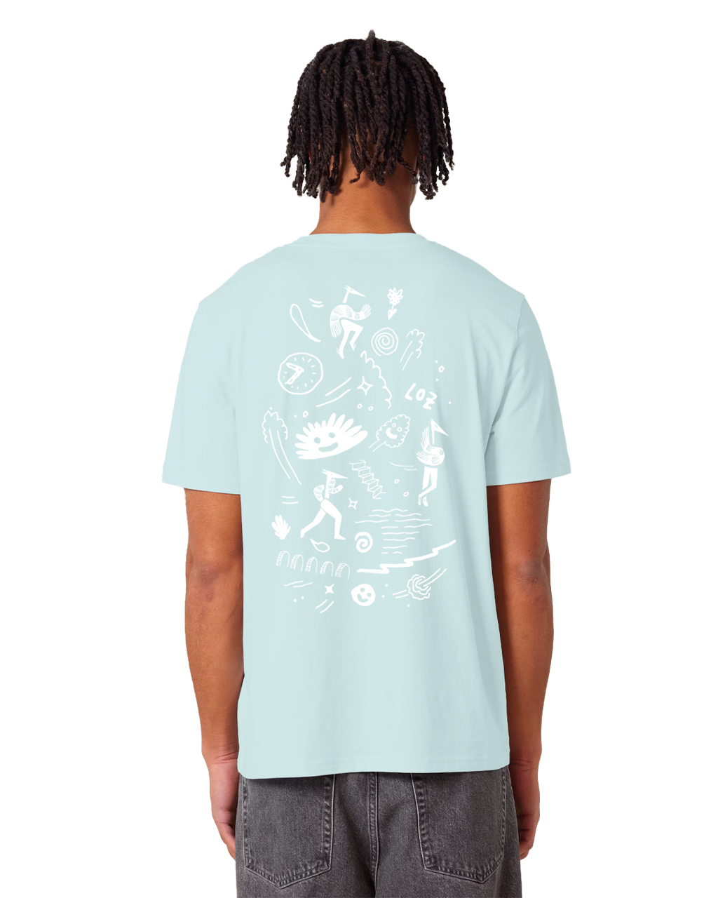T-shirt vert d'eau (adulte)
